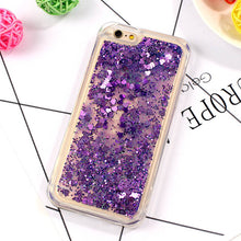 Love Heart Bling Sequin Quicksand Cases For iPhone 8 Plus 7 7 Plus Soft Silicon Cover For iPhone 6 6s 7 Plus Colorful Case Capa