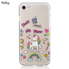 Wolfsay For Cover iPhone 8 Case IMD Cute Pattern Protection Mobile Phone Case For iPhone 8 Cover For Apple iPhone 8 Fundas Coque