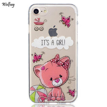 Wolfsay For Cover iPhone 8 Case IMD Cute Pattern Protection Mobile Phone Case For iPhone 8 Cover For Apple iPhone 8 Fundas Coque